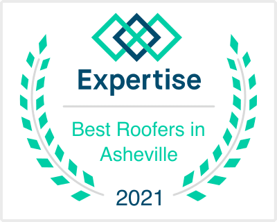 Badge from Expertise website for being one of the best roofers in Asheville